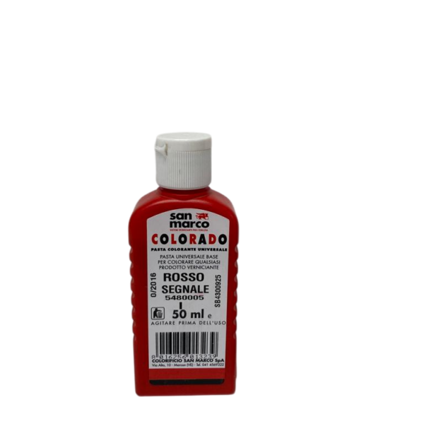 COLORADOcolorante ROSSO SEGNALE LT 0,05