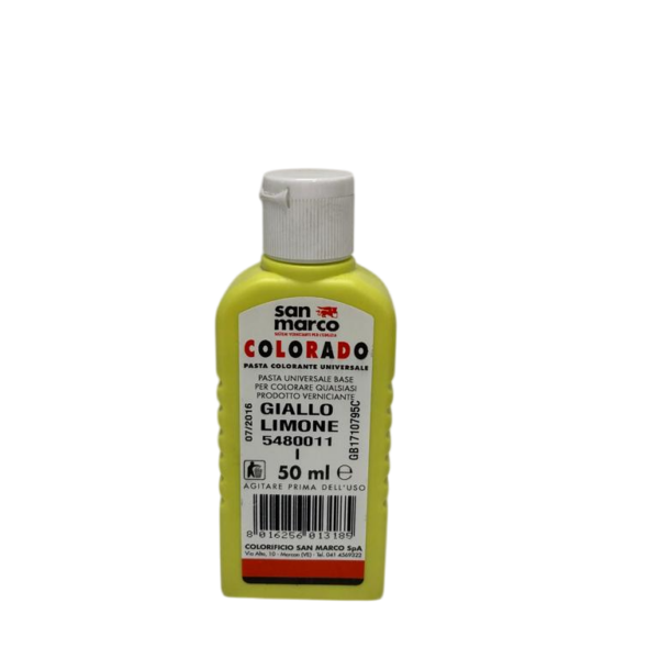 COLORADOcolorant GIALLO LIMONe lt 0,05