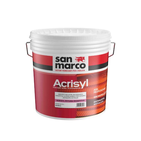 ACRISYL Pittura Riempitiva BIANCA lt 15