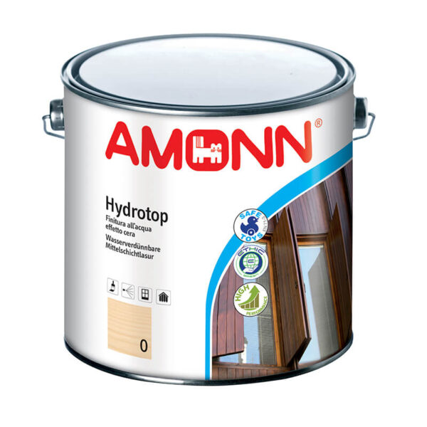 AMONN HYDROTOP FINITURA ALL’ACQUA EFFETTO CERA 91 BIANCO COPRENTE lt 5