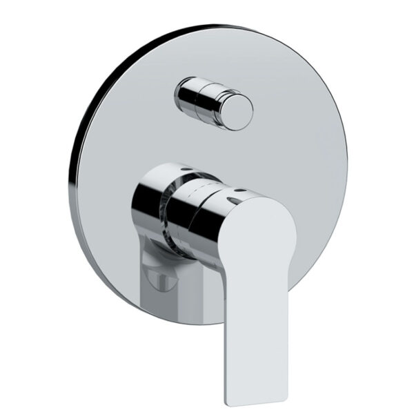 REFLEX Miscelatore monocomando a incasso per vasca/doccia con deviatore cromo